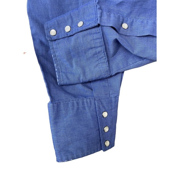 Vintage Flying R Ranchwear Pearl Snap Western Rodeo‎ Cowboy Shirt Mens XLarge - Picture 6 of 13